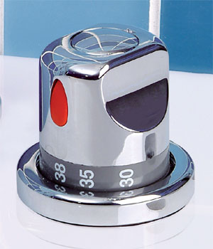TMT34BV - Thermostatic mixer, 3/4´, diameter 5.5 cm, chrome