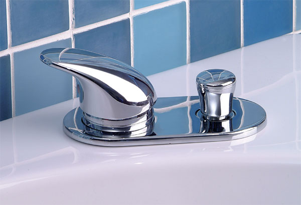 BD12751 - Lever bath-tub mixer with the switch, 13x7 cm, chrome